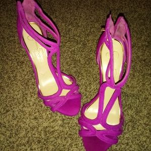 Fushia Jessica Simpson Heels